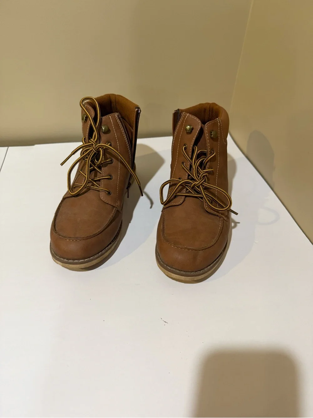Kohl's Boy’s Chukka Lace-Up Boots - Tan/Brown